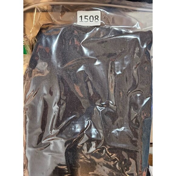 Boyish Tommy Jean Size 27 4 Black High Rise Straight Leg Button Fly Distressed - Picture 14 of 14